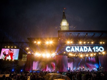 Hedley was the closing act that performed at WE Day Canada Sunday July 2, 2017 on Parliament Hill.