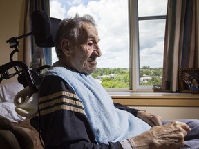 Georges Karam, in his room at the Garry J Armstrong home in Ottawa.