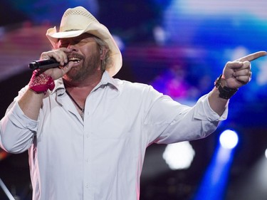 Toby Keith performs during the opening night of the 2017 Ottawa Bluesfest Thursday, July 6, 2017. (Darren Brown/Postmedia) NEG: 126895
Darren Brown, Postmedia