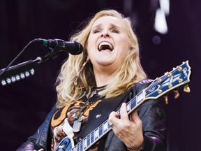 Melissa Etheridge performs on City Stage at the 2017 Ottawa Bluesfest on Friday.