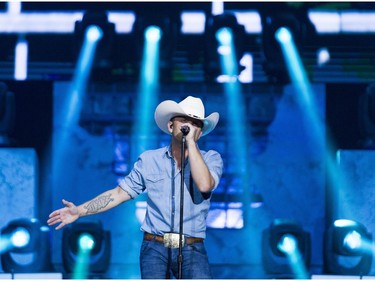Justin Moore performs on the City Stage of the 2017 Ottawa Bluesfest on Friday. Darren Brown/Postmedia