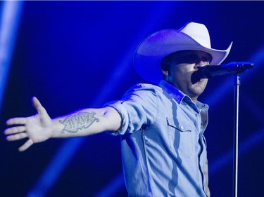 Justin Moore performs on the City Stage of the 2017 Ottawa Bluesfest on Friday. Darren Brown/Postmedia