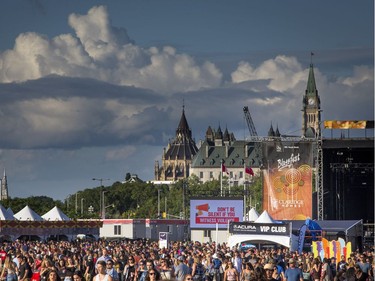 Warm summer sun shone down at RBC Bluesfest on Saturday July 8, 2017.