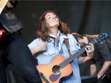 Brandi Carlile performed on the Claridge Homes Stage.