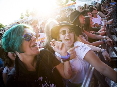 Fans cheered for Brandi Carlile as she performed on the Claridge Homes Stage at RBC Bluesfest.