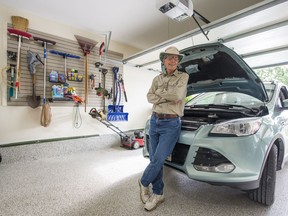 Brian Pringle, recently had his garage renovated by Ottawa Garage Makeover. Now he can often be found puttering around in the garage, working on his car or snow blower.