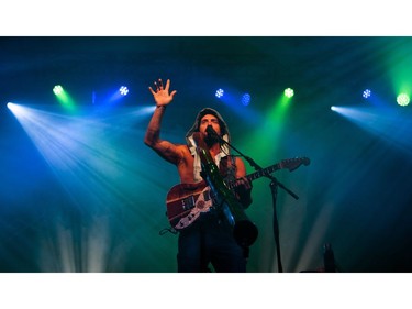 Xavier Rudd performed on the Bluesville Stage at RBC Bluesfest on Saturday.  Ashley Fraser/Postmedia