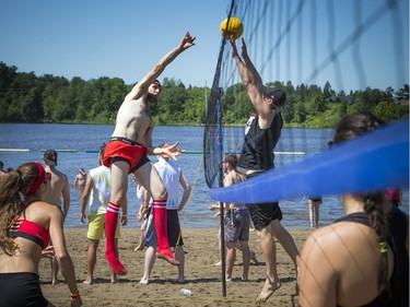 The hot sun made for perfect weather for HOPE Volleyball SummerFest that took over Mooney's Bay Park Saturday July 15, 2017.