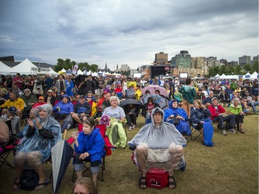 The crowd on closing night at RBC Bluesfest Sunday July 16, 2017.