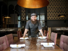Executive Chef Jeff Bradfield in the newly expanded dining area at the front of Social on Sussex Drive in downtown Ottawa