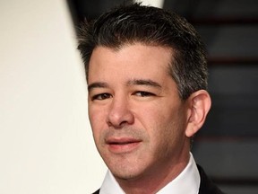 FILE - In this Sunday, Feb. 26, 2017, file photo, Uber CEO Travis Kalanick arrives at the Vanity Fair Oscar Party in Beverly Hills, Calif. Reports of sexism in Silicon Valley are not new, as the male-dominated tech and venture capital industry has often downplayed or turned a blind eye to issues of discrimination and worse. So what‚Äôs prompting more women to speak out? Credit Susan Fowler, a former Uber engineer who outlined a culture of harassment at the company. Uber CEO Travis Kalanick resig