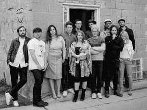 Broken Social Scene pose in this undated handout photo. Members of Broken Social Scene had to make a difficult decision in the wake of the suicide bombing attack that left 22 people dead in Manchester. The Toronto band was scheduled to open the European leg of its tour for the upcoming album &ampquot;Hug of Thunder&ampquot; on May 23 at Albert Hall in Manchester. A day earlier, a terrorist attack struck Manchester Arena, where thousands of young people had turned out for an Ariana Grande concert. THE CANADIAN P