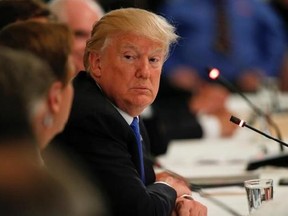 President Donald Trump listens during a &ampquot;Made in America,&ampquot; roundtable event in the East Room of the White House, Wednesday, July 19, 2017, in Washington. (AP Photo/Alex Brandon)
