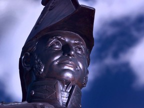 This statue of Lt. Col John By stands in Major's Hill Park.