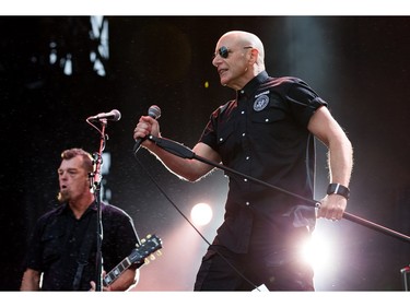 Lead songer Hugh Dillon and the rest of the Headstones on the City Stage on day eight of the RBC Bluesfest on Friday.  Wayne Cuddington/ Postmedia