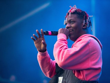 Lil Yachty on the Claridge Homes Stage as day seven of the RBC Bluesfest takes place on the grounds of the Canadian War Museum.