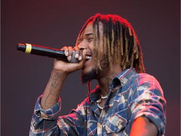 Rapper Fetty Wap on the City Stage as day five of the RBC Bluesfest takes place on the grounds of the Canadian War Museum.