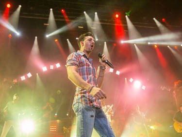 Jake Owen on stage as day five of the RBC Bluesfest takes place on the grounds of the Canadian War Museum.