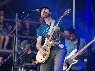 James Mercer leads the The Shins on the Claridge Homes Stage as day six of the RBC Bluesfest takes place on the grounds of the Canadian War Museum.