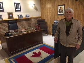 Austin Hunt, 91, mayor of Billings Township, is thought to be the longest-serving politician in Canada. he's also a former assistant to Lester Pearson. The community, writes Andrew Cohen, has found a way to display the legacy of Lester B. Pearson.