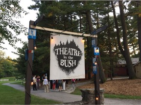 Whitehorse's Ramshackle Theatre bring their Theatre in the Bush event to Mackenzie  King Estate for a soldout run, part of the NAC's Canada Scene festival.