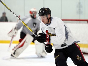 Andreas Englund was selected as recipient of the "hardest-working player" award for 2017 Senators development camp. Jean Levac/Postmedia