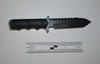 Kingston police photo of knife pulled on two off-duty officers in a post-road rage confrontation on Friday.