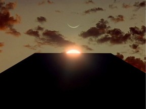 The monolith from 2001: A Space Odyssey (1968),  directed by Stanley Kubrick.