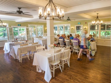 The dining room has become hugely popular as the Opinicon Resort is up and running after a major renovation and restoration over the last two and half years.