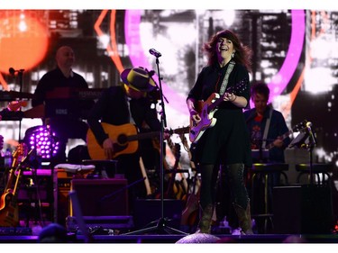 Lisa Leblanc performs during the evening ceremonies of Canada's 150th anniversary of Confederation, in Ottawa on Saturday, July 1, 2017.