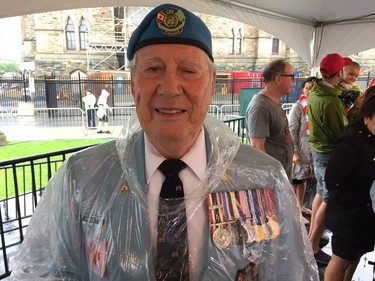 Ray Paquette, 87, of Ottawa never misses a Canada Day.