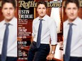 Justin Trudeau on the cover of Rolling Stone.