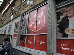 The Salvation Army has proposed a new facility at 333 Montreal Rd. in Vanier to replace the emergency shelter it operates in the ByWard Market, pictured here. The proposed Vanier location is currently one of The Salvation Army's thrift stores and a motel. (Photo: David Kawai)