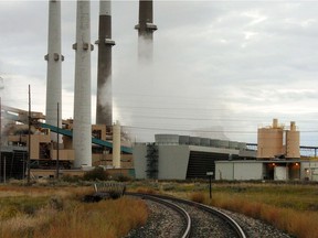 This Sept. 30, 2014 file photo shows the Colstrip Steam Electric Station operated by Talen Energy in southeastern Montana.