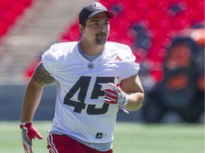 Ottawa RedBlacks fullback Anthony Gosselin has been out due to a concussion, but coach Rick Campbell said he hopes to have him back next week.