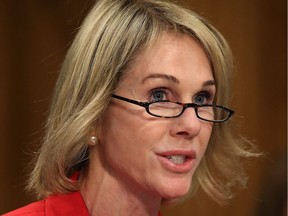 Kelly Knight Craft testifies during her confirmation hearing to be U.S. Ambassador to Canada, during a Senate Foreign Relations Committee hearing on Capitol Hill, June 20, 2017 in Washington, DC.