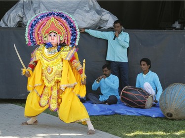 Performers at the South Asian Festival at City Hall in Ottawa on Sunday, August 13, 2017.