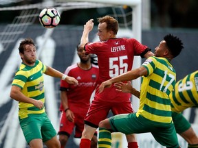 Ottawa Fury FC tied the Tampa Bay Rowdies 1-1 in Tampa on August 19, 2017