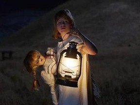 his image released by Warner Bros Pictures shows Lulu Wilson in 'Annabelle: Creation.'