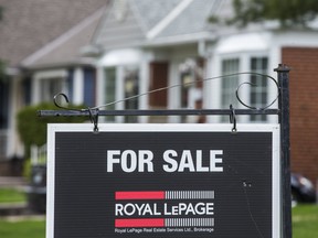 There were 24 per cent fewer of these signs in Ottawa in April compared to a year earlier — prompting bidding wars in popular areas.