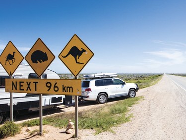 Eyre Highway, Nullarbor, South Australia.
