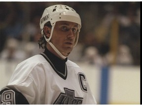 Wayne Gretzky in his Jofa helmet. Researchers believe they can do better for today's athletes.