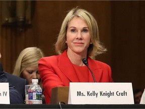 Kelly Knight Craft participates in a Senate Foreign Relations Committee confirmation hearing on Capitol Hill, June 20, 2017.