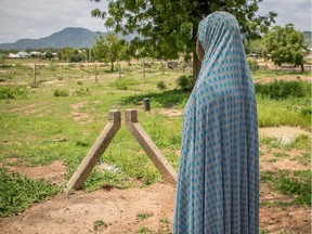 Boko Haram fighters snatched Maryam from her family when she was 15 years old. When she escaped from the terrorists in 2016, Nigerian government soldiers took her to a camp for displaced people in Mubi, a town in northeastern Nigeria.