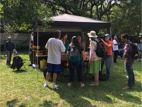 Pop-up safe injection site at Raphael Brunet Park