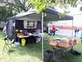 Overdose Prevention Ottawa has created a makeshift supervised injection tent in Raphael Brunet Park.