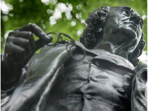 Sir John A. MacDonald on Parliament Hill.