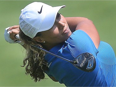 2017 Canadian Pacific Women's Open Pro Am at the Ottawa Hunt and Golf Club in Ottawa Ontario Monday Aug 21, 2017. Cheyenne Woods playing Monday.