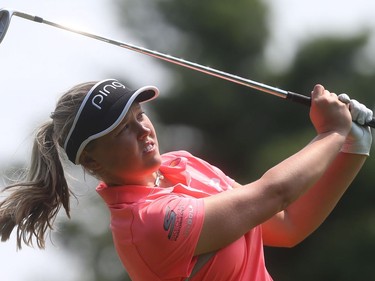 2017 Canadian Pacific Women's Open Pro Am at the Ottawa Hunt and Golf Club in Ottawa Ontario Monday Aug 21, 2017. Smith's Falls Brooke Henderson playing Monday.