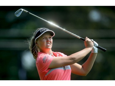 2017 Canadian Pacific Women's Open Pro Am at the Ottawa Hunt and Golf Club in Ottawa Ontario Monday Aug 21, 2017. Smith's Falls Brooke Henderson playing Monday.